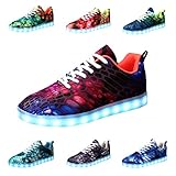 HeyYoo Boys Girls LED Shoes Luminous Shoes Flashing Sneakers LED Light Up Shoes For Women Men