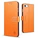 iPhone 7 Case, iPhone 8 Case, SHIELDON Premium Genuine Leather iPhone 8 Wallet Case [Cash and Card Slots] [Kickstand] Magnetic Flip Cover Compatible with iPhone 7 / iPhone 8 - Brown