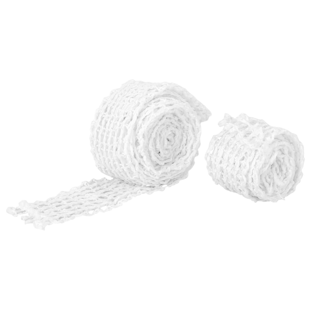 2 Pcs Ham Meat Netting Roll, Durable Sausage Net Cotton Meat Net Wrapping Net Meat Tying Roll for Meat Cooking