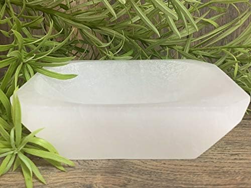 Dan Pratt 4 5” Selenite Bowl Home Decor Chakra Stone Dish Ritual Crystal Cleansing