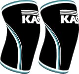 KASP Knee Sleeves 7mm Neoprene Support Brace Designed for Weightlifting, Cross Training & Powerlifting - Injury Prevention & Recovery – Exercise & Workout Aid for Men & Women