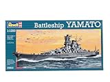 Revell 1:1200 Yamato Warship Ship Model Kit Set (05813)