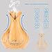 Tomshine 400ml Cool Mist Air Humidifier Ultrasonic Aroma Essential Oil Diffuser Wood-Grain 7 Color Changing Light for Office Home Bedroom Living Room Study Yoga Spa