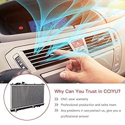 CCIYU Radiator Fit for 2003-2004 for Toyota Corolla