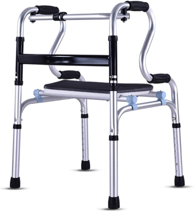 Foldable walker, standing walker, without seat/with seat, without
