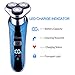 Hatteker 4 in 1 Electric Razor for Men Rotary Shavers Electric Shaver Waterproof Facial Brush Precision Trimmer Nose Trimmer CordlessUSB Rechargeable Birthday Gifts Anniversary Gifts Fathers Day Gift