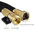 Tespressolife Strongest Flexible Garden Hose Expandable Stretch Hosepipe Comes with 9-Setting Spray Nozzle for All Watering Needs, Black