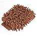 uxcell Microfiber Chenille Mitten Washing Cleaning Glove