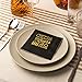Crisky Cheers to 40 Years 40th Birthday Napkins Black and Gold 40th Brithday Decorations Birthday Party Supplies Beverages Napkins 50 PCS, 3-Ply