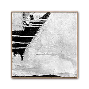 Framed Canvas Wall Art Abstract Circle Canvas Prints Home Artwork Decoration for Living Room,Bedroom - 16x16 inches