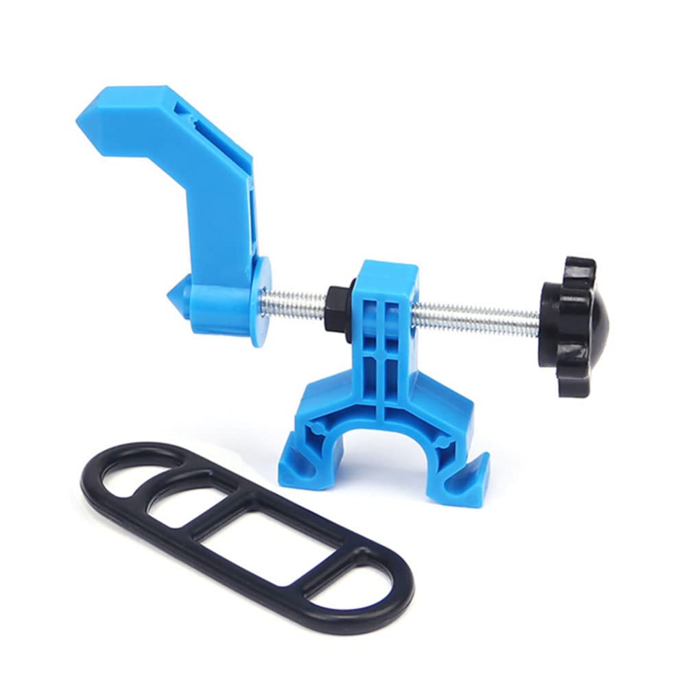 Photo 1 of LIZHOUMIL Portable Bicycle Wheel Truing Stand, Bike Rims Adjustment Tools, Mini Simple Compact Lightweight Bike Wheel Repair Tools Tuning Tool Blue