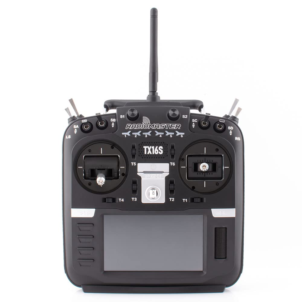 RadioMaster TX16S MKII V4.0 16CH 2.4G Hall Gimbals ELRS 4 en 1 Transmisor Control remoto Soporte EDGETX OPENTX (ELRS Modo 2)