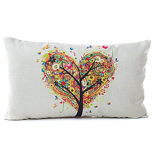 image for Usstore 1PC Decorative Pillowcases zip Classical Printing Throw Pillow