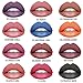 Ownest 12 Colors Matte Liquid Lipstick Set,Waterproof Long Lasting,Non-stick cup Lipstick, Fashionable Colors Lipsticks Set,Matte Lip Gloss,Beauty Cosmetics Gift Set