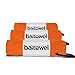 Bait Towel 3 Pack Orange Fishing Towels with Clip, Plush Microfiber nap Fabric, 16x16, The Original Bait Towel Value 3 Pack (Orange Crush)