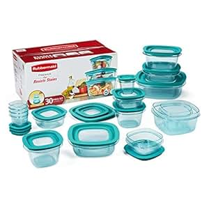 Amazon.com: Rubbermaid Premier 30-Piece Plastic Food ...