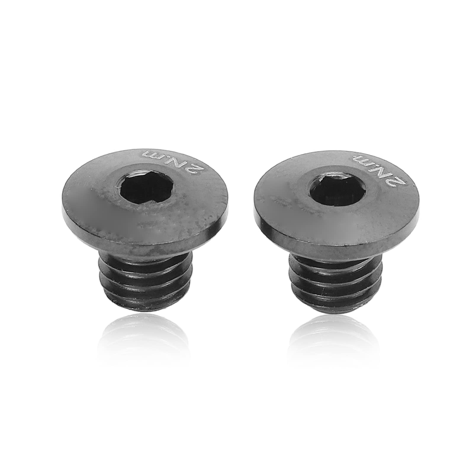 Bike Brake Lever Screws Titanium Alloy Integral Oil Cylinder Lid Bolts Bicycle Hydraulic Brake Bolt for M7000 M8000 M9000 M9020(Black) Bicycles and Spare Parts