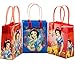 Disney Snow White Party Gift Bags, 6.25 inch, Reusable Small Goodie Bags, Set of 12, Licensed Princess Design