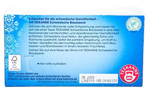 Teekanne Schwedische Blaubeere, 3er Pack, 3 x 20 Teebeutel, (3 x 45 g) – Bild 6