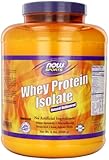 NOW Foods Whey Protein Isolate, 100% Pure 5Lb (Packaging May Vary)