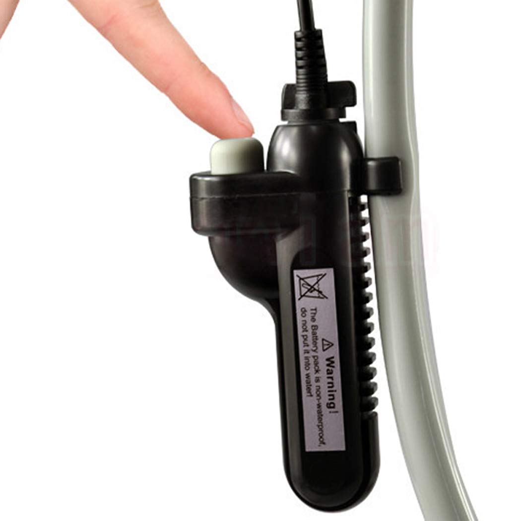 camp shower with foot pump