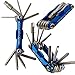 VeloChampion Bike Multitool 14in1 Compact Cycling Repair Kit Tool with Allen Keys, Screwdriver, Spoke Wrench, Tyre Lever - Portable & Durable Bicycle Maintenance + Storage Case