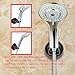 JiePai Vacuum Suction Cup Shower Head Holder,Adhesive Adjustable Suction Handheld Shower Holder Bracket,Removable Wall Mount Head Holder for Bathroom,Oil Rubbed Bronze
