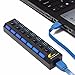 ONCHOICE USB 3.0 Hub 7 Port Splitter with On/Off Switch High Super Speed Adapter Including Cable 100centimeter for Laptop PC Data Transmission