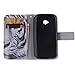 Moto E 2 Case Motorola Moto E2 Kickstand Case,Bat King Tribe Mighty Tiger Pattern Premium Leather Wallet Flip Kicstand Case Cover With Magnetic Closure For Motorola Moto E2 XT1511