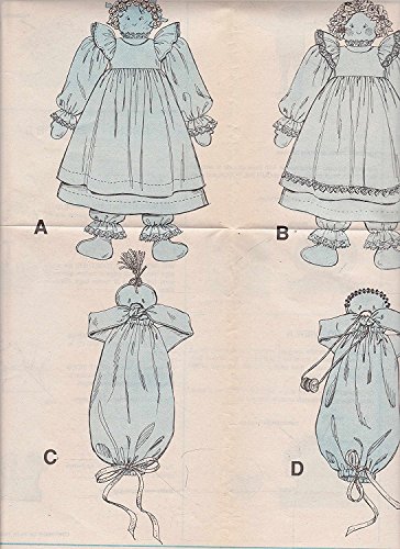 McCall's Crafts Pattern 6099 ~ Buttons and Bows Country Novelty Hair Dolls and Babies