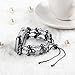 TILON Compatible for Apple Watch Band Replacement 42mm/44mm Series 4, Handmade Artificial Pearl Elastic Beaded iWatch Bracelet for Women Girls [Updated Style]-Black