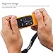 Remote Case for Apple Tv 4th/4K 5th Generation, Akwox Light Weight [Anti Slip] Shock Proof Silicone Remote Cover Case with Lanyard (Orange)-not for New Apple 4k TV Series 6th Gen 2021