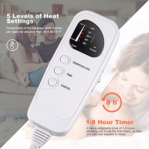 Giantex Electric Heated Mattress Pad, Standard Massage Table Warmer