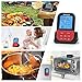 Wireless Remote Meat Thermometer, Blusmart Instant Read Digital Cooking Food Thermometer with Dual Probe, Alarm & Timer, Waterproof Grill Thermometer with 8 Meat Modes, Perfect for BBQ,Oven,Stove