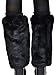 Simplicity Women's Winter Faux Fur Leg Warmers Fuzzy Boots Cuffs Cover, Black