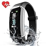 ZyMaSh Fitness Tracker – Color Smart Watch – Heart Rate Fitness Tracker – IP68 Waterproof ‎Fitness Watch – Fit Watch Tracker Pedometer for Men, Women, Kids – Activity Tracker