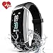 ZyMaSh Fitness Tracker – Color Smart Watch – Heart Rate Fitness Tracker – IP68 Waterproof ‎Fitness Watch – Fit Watch Tracker Pedometer for Men, Women, Kids – Activity Tracker