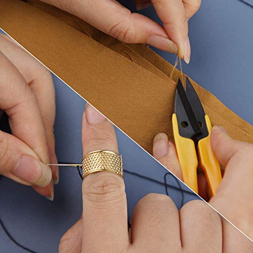 Leather Needle Sewing Kit with Storage Box, Sewing Awl, Leather Sewing Needles, 54 Yard Leather