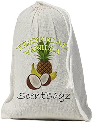 Scentbagz Multi-Purpose Powerful Air Freshener, Tropical Vanilla, 4X6in.