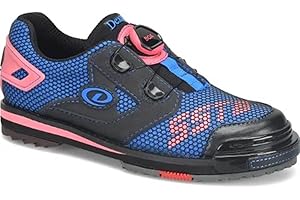 Dexter Women's SST 8 Power Frame Boa Bowling Shoe (for Right and Left Handed Bowlers. Women's Shoe Sizing) s - Black/Blue/Pink 8.5