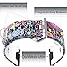 allbingo Fitbit Ionic Accessory Bands, Manly Case Women Cute Strap Rugged Pro G-Shock Like Protective Wristband for Fitbit Ionic Smartwatch