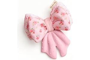 Itzy Ritzy Crinkle Teether Toy – Bow Teething Toy Includes Silicone, Velour & Crinkle Material; Features Multiple Textures fo