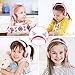 Kids Headphones, LOBKIN Wired Headphones for Kids, Cat Ear LED Light Up Adjustable Headband, Stereo Sound Headsets Childrens Headphones on Ear (Pink)