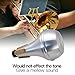 LotFancy Trumpet Mute, Lightweight Aluminum Straight Mute for Jazz, 3.5