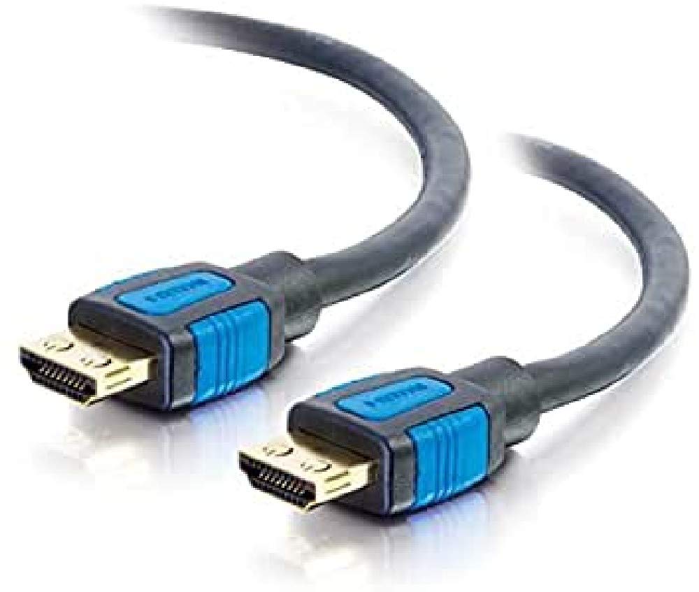 C2G 82379 HDMI Cable 1.8m HDMI Type A (Standard) Black, Blue - HDMI Cables (1.8m, HDMI Type A (Standard), HDMI Type A (Standard), 4096 x 2160 Pixels, 3D, Black, Blue)