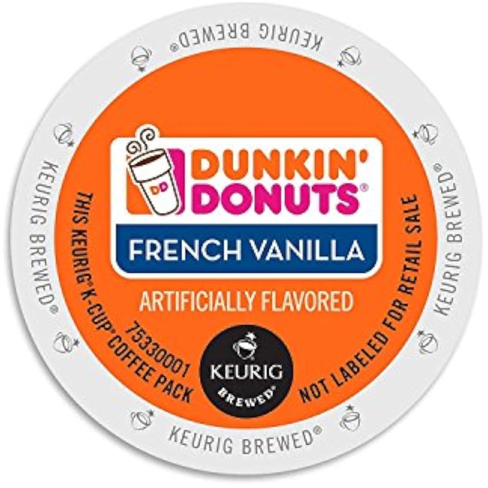 Dunkin' Donuts French Vanilla Coffee KCups 96 Ct Grocery " Gourmet