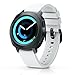 ANCOOL Compatible Gear Sport Band Replacement 20mm Silicone Watch Band Compatible Gear Sport/Galaxy Watch (42mm)/Ticwatch E/Ticwatch 2/Vivoactive 3 Watch - Small White