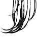 Merrylight Scrunchie Hair Extension Ponytail Synthetic Messy Bun Hair Piece (Black-1)