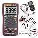 Alloet AN8008 True-RMS Digital Multimeter Square Wave Voltage Ammeter MAX Display 9999 Counts Auto/Manual Ranges True RMS