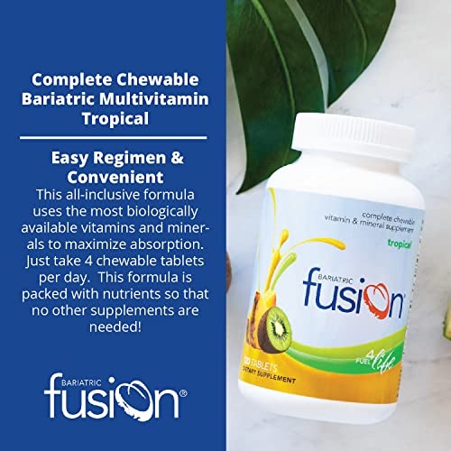 Bariatric Fusion Complete Chewable Bariatric Multivitamin with Iron for